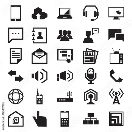 Angular Angled Style Icon of Communication Technology