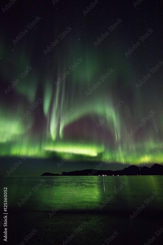 Aurora explosion outside Tromso