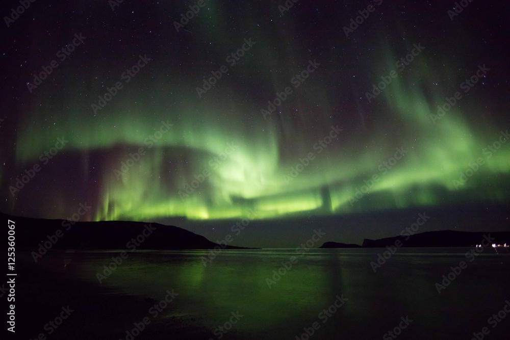 Aurora storm in Norway