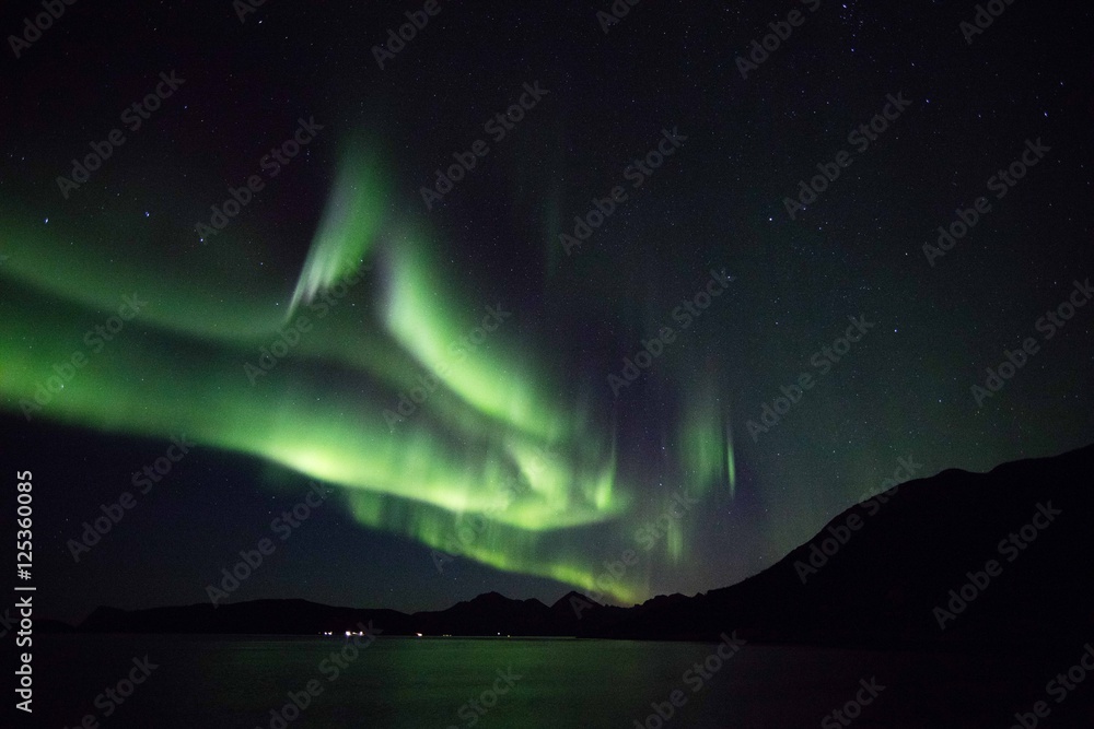 Tromso aurora during a CME storm