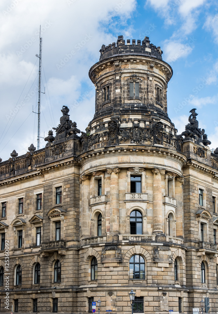 Historic house facade in Dresden