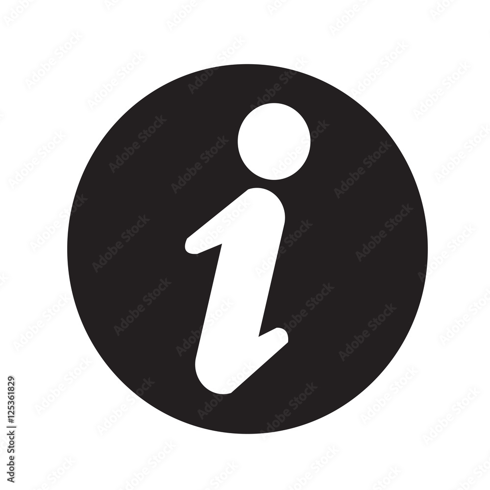 Information sign icon illustration design Information sign icon illustration design
