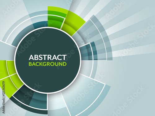 Abstract futuristic vector background with circular pattern.