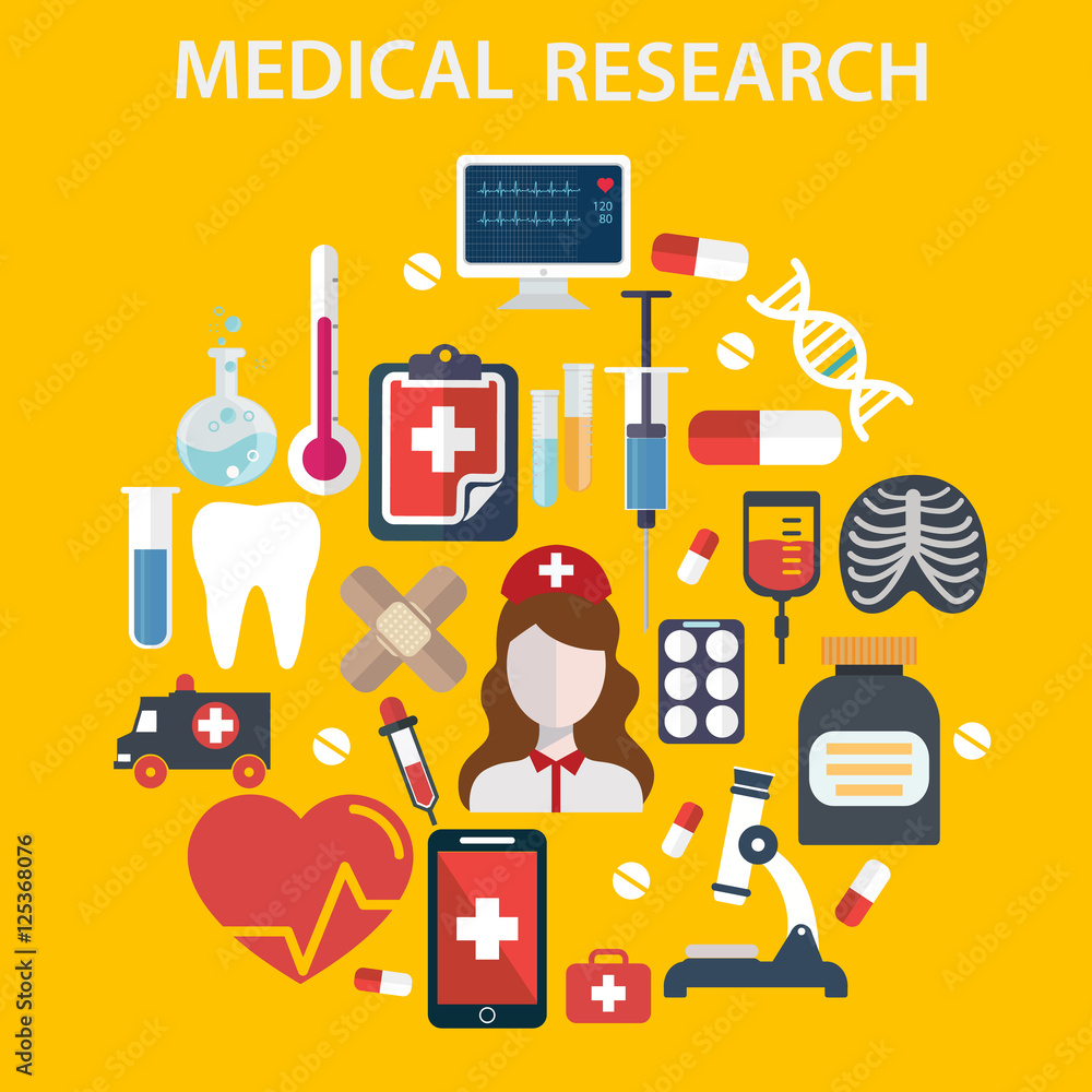 custom made wallpaper toronto digitalHospital medical and ambulance signs composition health care concept vector illustration