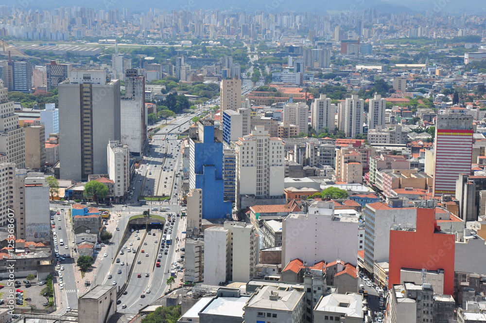 Fototapeta premium Sao Paulo cityline, Brazil