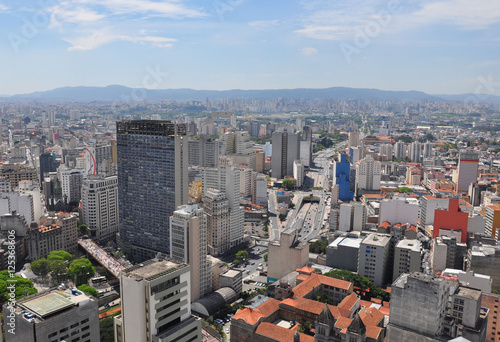 Sao Paulo cityline, Brazil