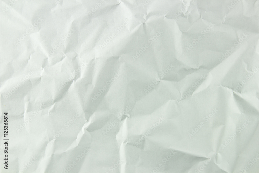 Obraz premium white crumpled paper texture for background