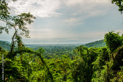 Scenic View from The Peak of Khao Yai National Park, Saraburi, Thailand.