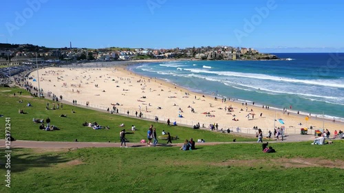Bondi Beach, Sydney, Australia in 4k