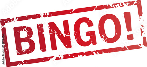 roter Stempel Bingo!

