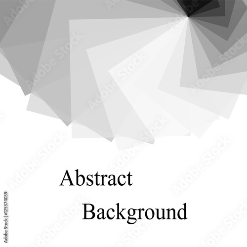 Monochrome Transparent Overlapping Rectangles.Template for Fliers, Banners, Badges, Posters, Stickers and Advertising Actions. Abstract Background. Vector Illustration