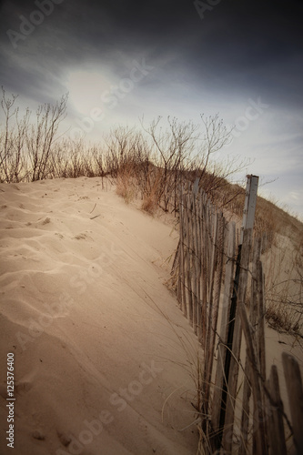 sand dune & dark sky