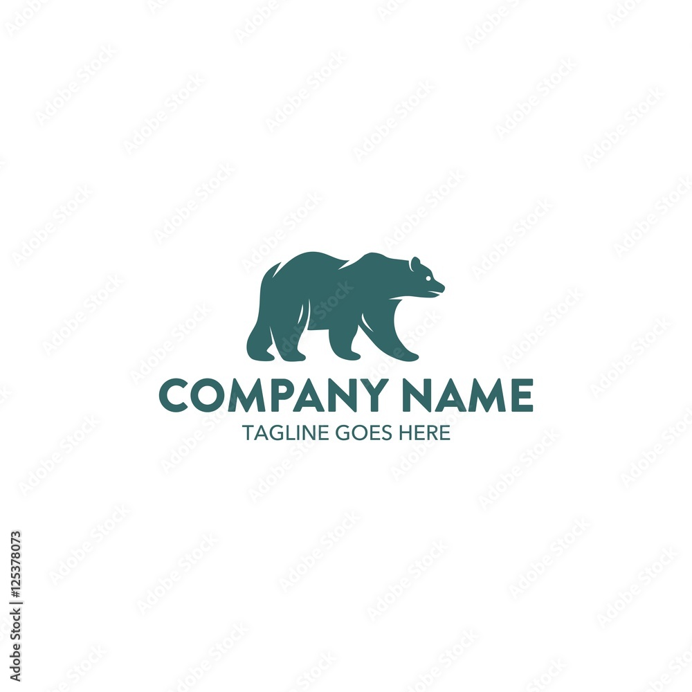 Bear Logo Template Bear Logo Template