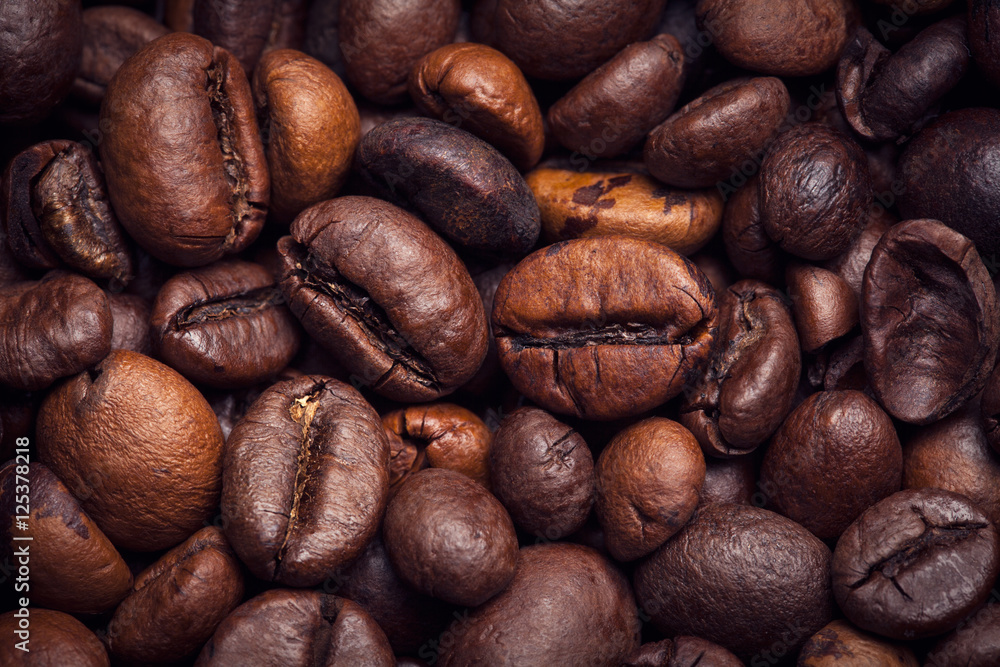 Naklejka premium Coffee beans