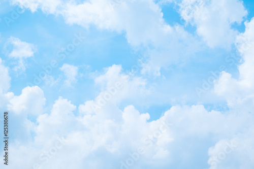 Beautiful Blue sky and cloud for background.