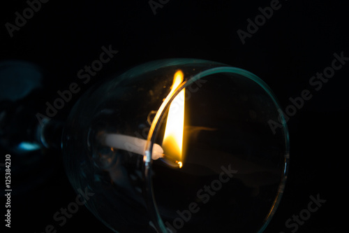 Candles in glass attack
