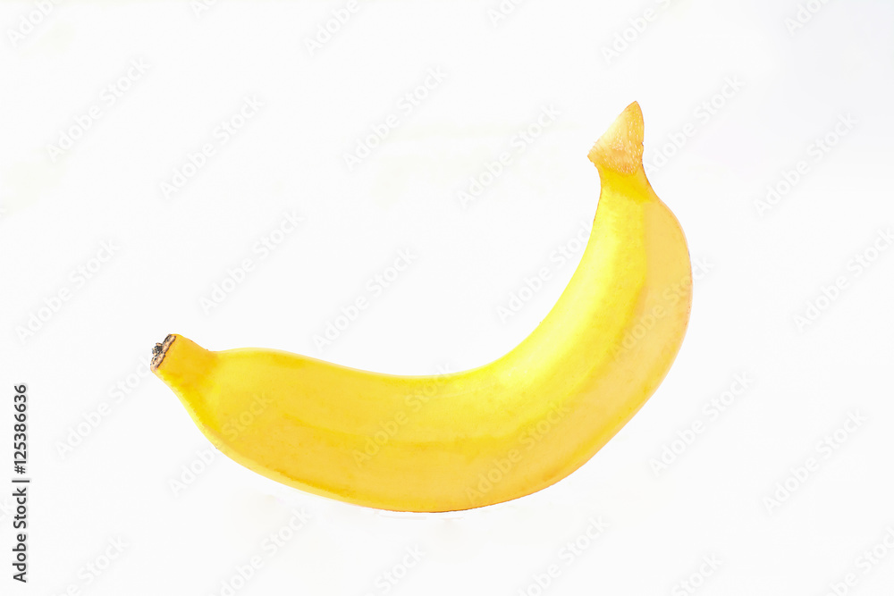 Banana. Ripe banana isolated on white background. Banana. Ripe banana isolated on white background.