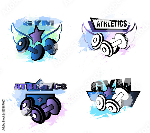  sports and fitness club logo