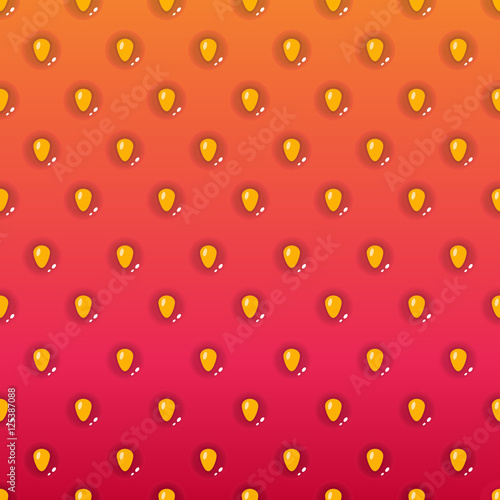 Texture of a strawberry with seeds, vector seamless pattern