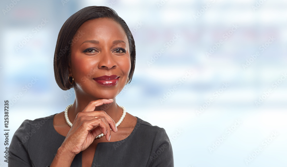 Fototapeta premium African-American business woman.