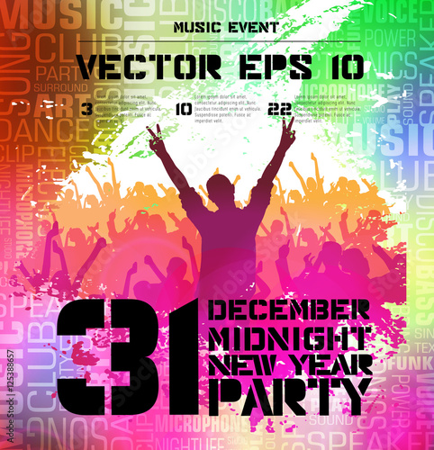 Music event illustration