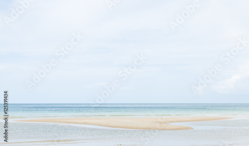 Fototapeta Naklejka Na Ścianę i Meble -  Sea and sand beach.