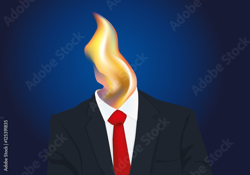 Burn out - Homme en flamme
