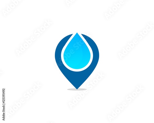 Water Point Logo Design Template Element