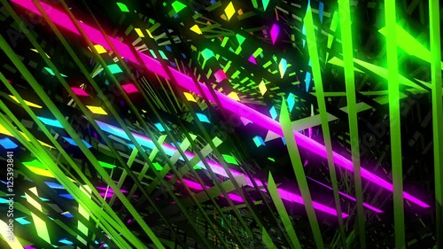 Looped Vj Creative abstract polygon crystal background for different events and projects!!! photo