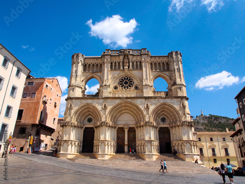  Gothic cathedral in Cuenca, Spain photo