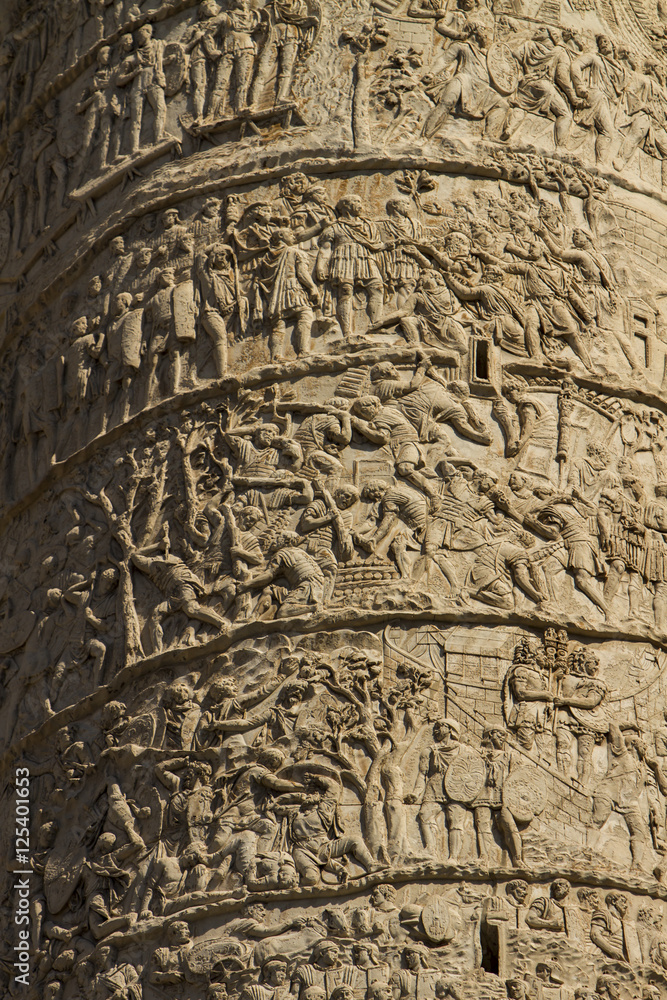 Trajan column in Rome