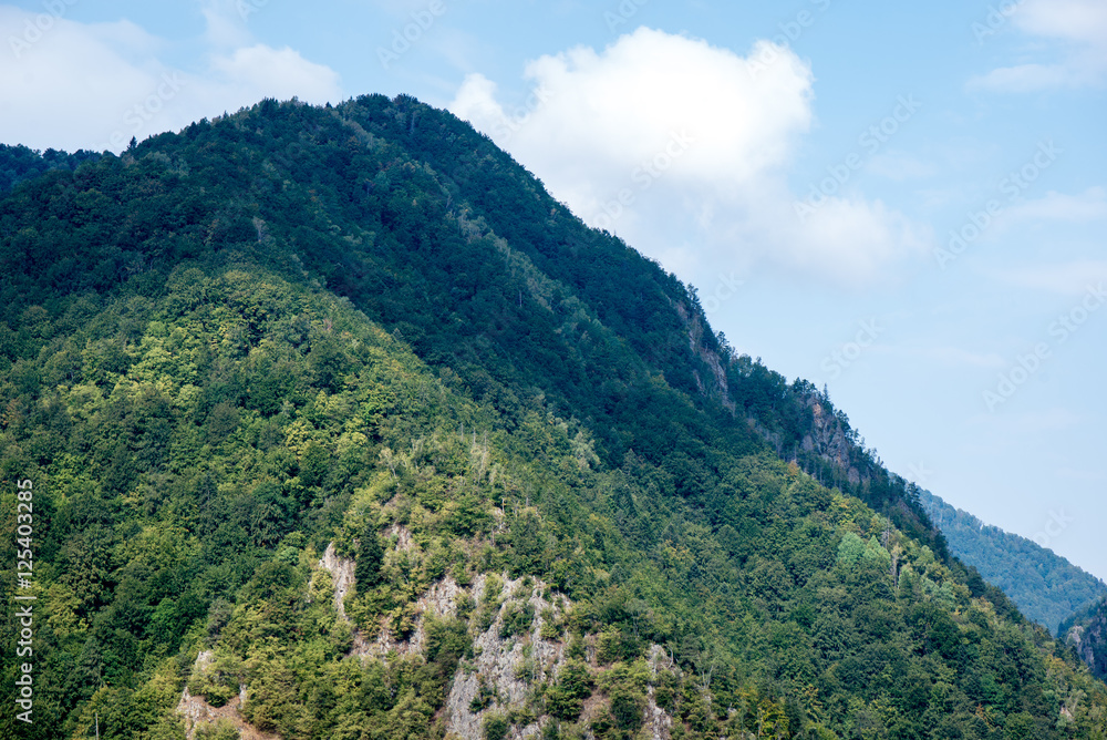 View to the carpathian mountains from the top View to the carpathian mountains from the top