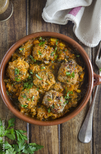 Pork and apple meatballs