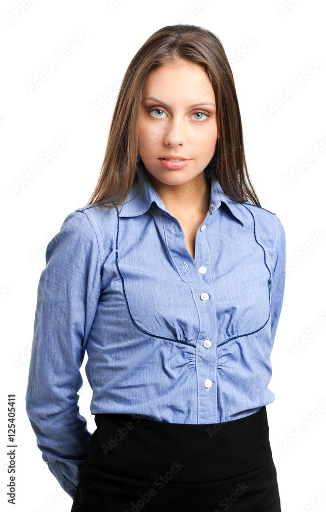 Friendly businesswoman portrait Friendly businesswoman portrait