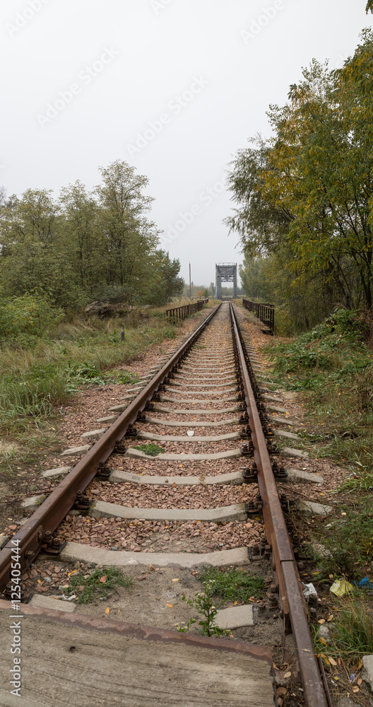 Schienen der Eisenbahn