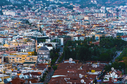 View of Alanya cityscape