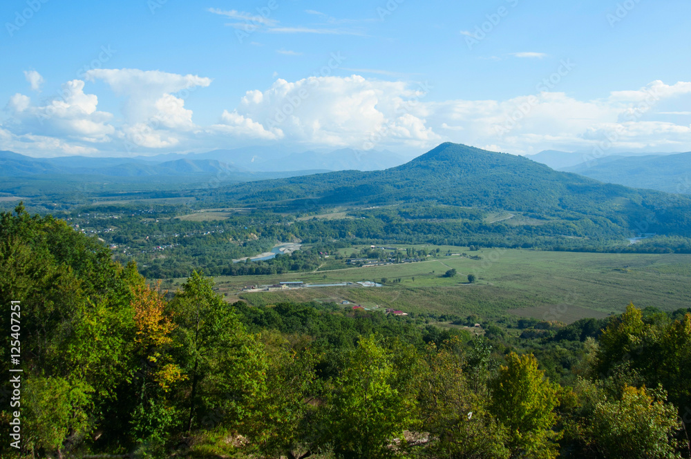 autumn landscape in the mountain top autumn landscape in the mountain top