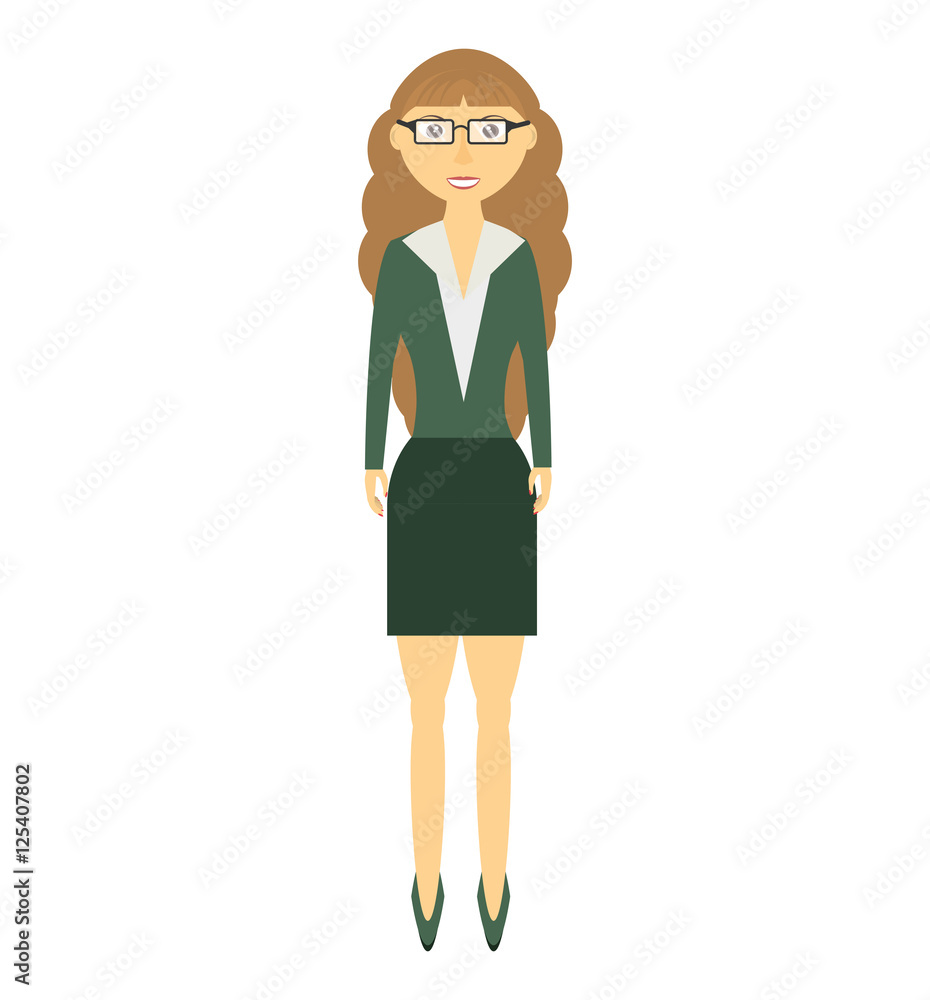 businesswoman avatar elegant isolated icon vector illustration design businesswoman avatar elegant isolated icon vector illustration design