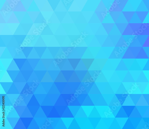 Simple Abstract Blue Triangle Background Vector for your design