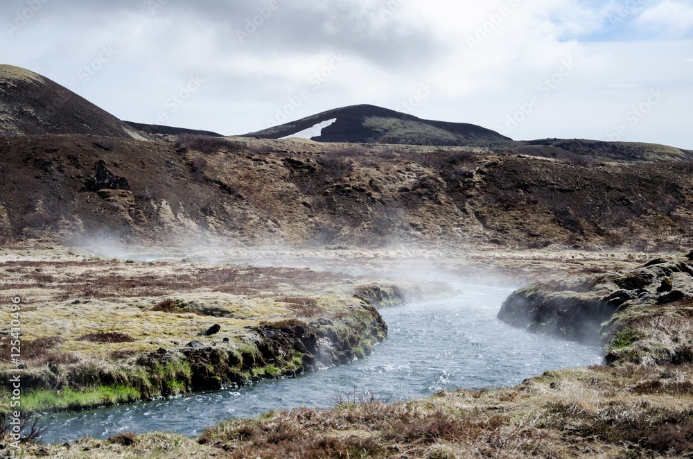 heiße Quellen auf Island
