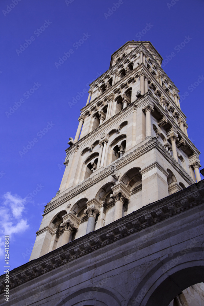 Sveti Duje - famous tower in Split, Croatia