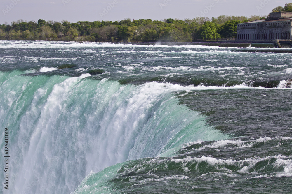 Beautiful background with the amazing Niagara falls Canadian side Beautiful background with the amazing Niagara falls Canadian side