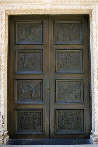 Details from Sibenik Saint James cathedral, Croatia