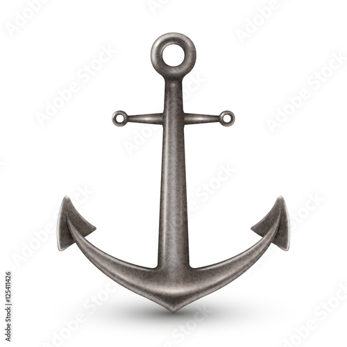 Isolated Realistic Anchor
