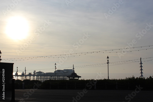 pier in the mist