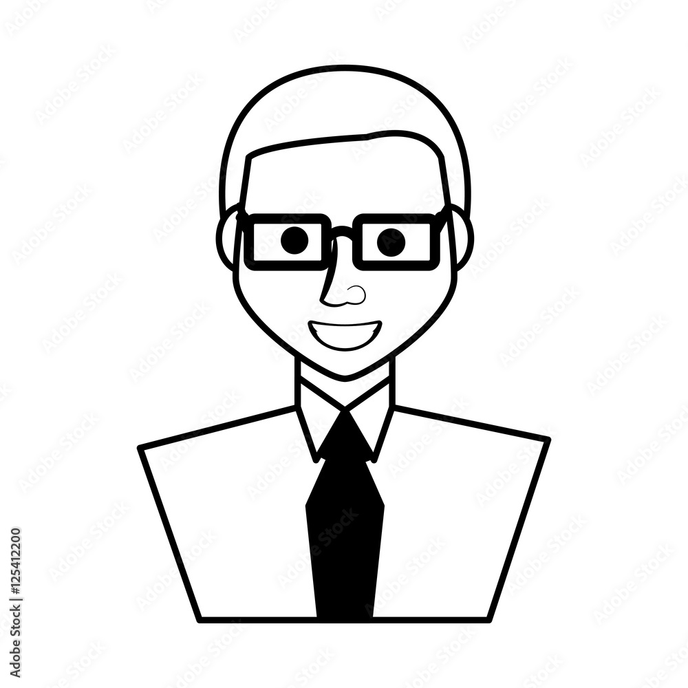 businessman avatar elegant islated icon vector illustration design businessman avatar elegant islated icon vector illustration design