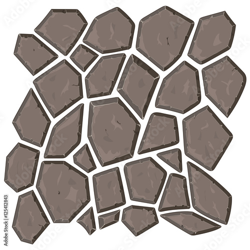 Dry cracked sandstone ground