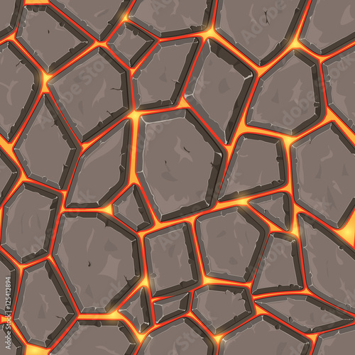 Seamless lava or fire texture