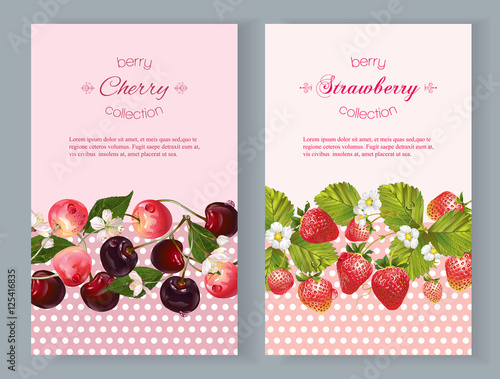 Berry vertical banners