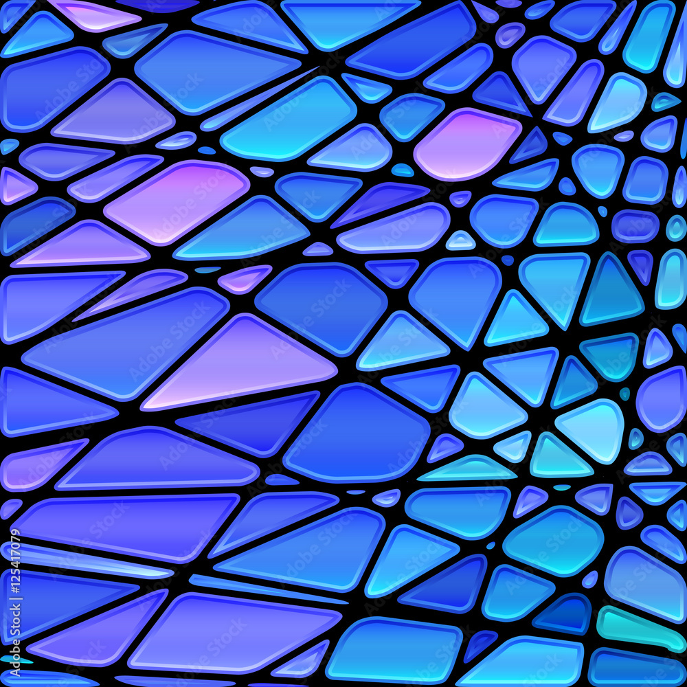 Naklejka premium abstract vector stained-glass mosaic background
